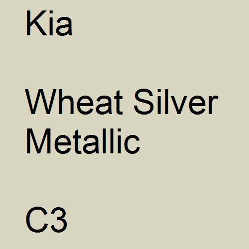 Kia, Wheat Silver Metallic, C3.